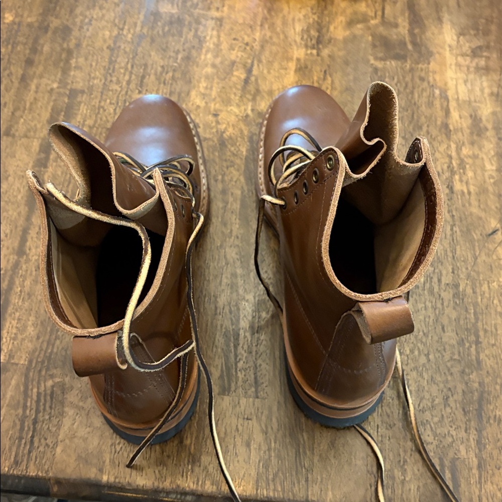 Men's Brown Leather Boots 12D